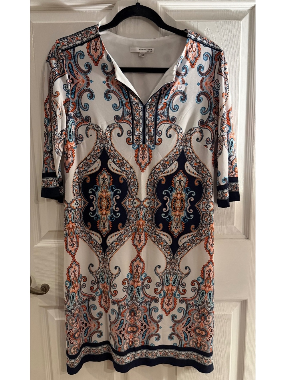 Studio One New York Women's Printed Tunic Dress Size 6